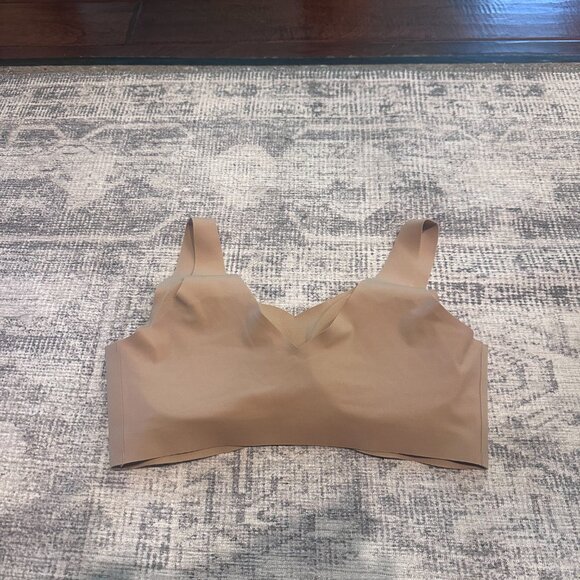 Honeylove V-Neck Wireless Bra, Size Large, Color Sand, NWOT - Picture 4 of 8